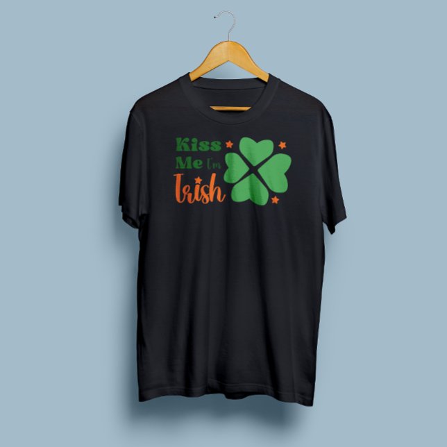 Camiseta Bésame soy el Día de San Patricio Irlandés (Subido por el creador)