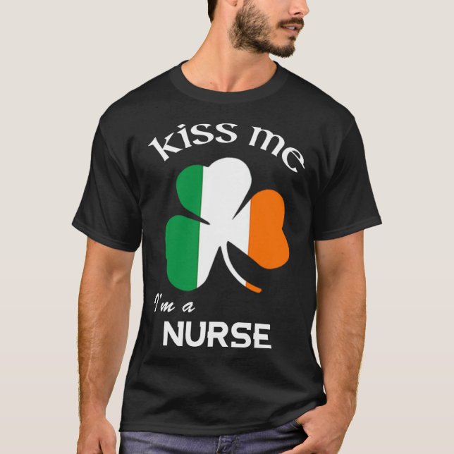 Camiseta Bésame soy enfermera Shamrock Medical Assistant St (Anverso)