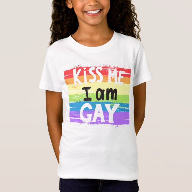 Camiseta Bésame, soy gay (Anverso)