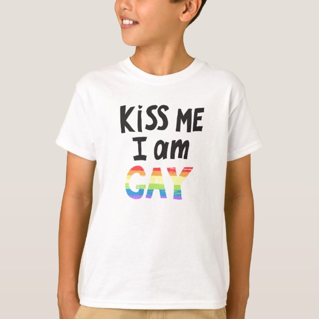 Camiseta Bésame, soy gay (Anverso)