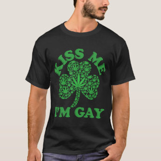Camiseta Bésame, soy Gay St Patrick's Day Gay GLBT Pride