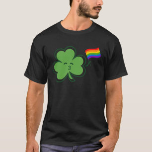 Camiseta Bésame soy Gay St Patrick's Day Pride LGBT