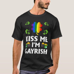 Camiseta Bésame soy Gayrish Gay Orgullo LGBT Gracioso St Pa