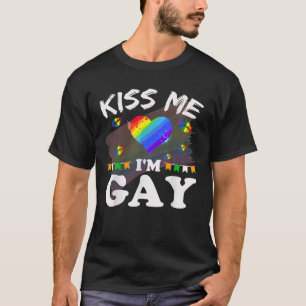 Camiseta Bésame, soy gracioso orgullo LGBT gay