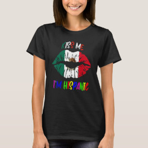 Camiseta Bésame, soy hispano bandera mexicana, herencia his