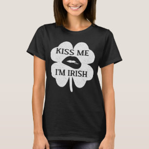 Camiseta Bésame soy idea irlandesa Día de San Patricio