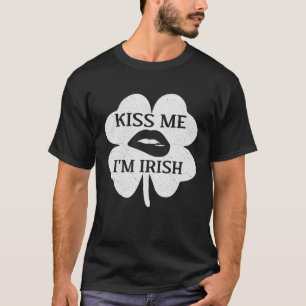 Camiseta Bésame soy idea irlandesa Día de San Patricio