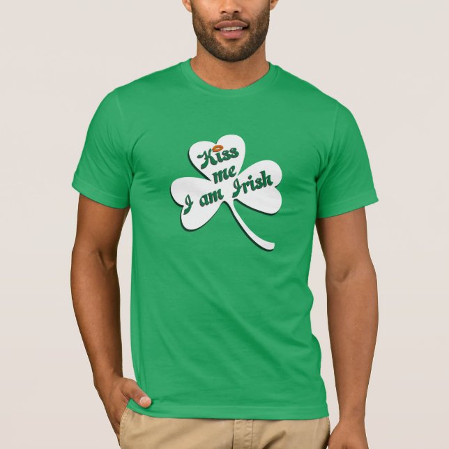 Camiseta Bésame soy irlandés (Anverso)