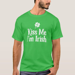 Camiseta Bésame, soy irlandés.