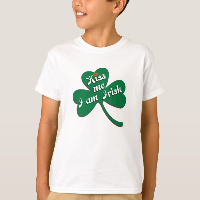 Camiseta Bésame soy irlandés (Anverso)