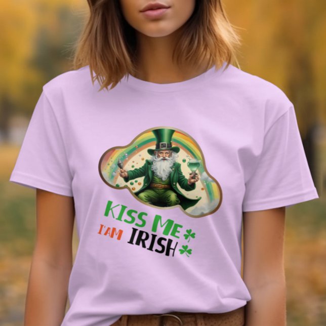 Camiseta Bésame, soy irlandés, baile a paso irlandés (Subido por el creador)
