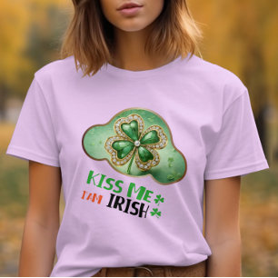 Camiseta Bésame, soy irlandés - bendiciones irlandesas
