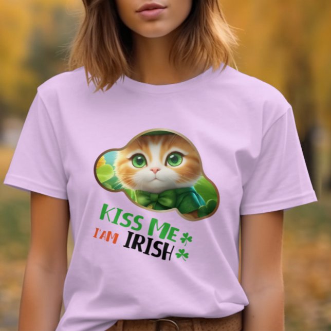Camiseta Bésame, soy irlandés - calle Shamrockin (Subido por el creador)
