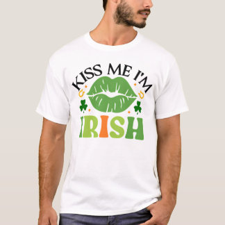 Camiseta Bésame Soy Irlandés, Día de San Patricio