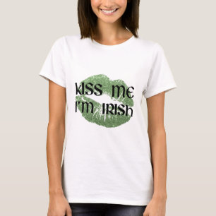 Camiseta Bésame soy irlandés - Día de San Patricio