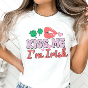 Camiseta Bésame soy irlandés, Día de San Patricio