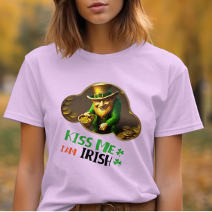 Camiseta Bésame, soy irlandés - Esmeralda Isle Revelry