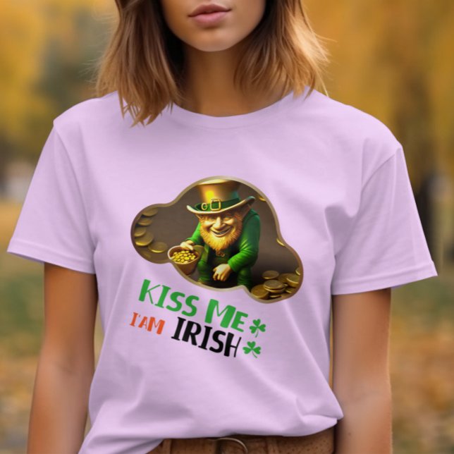 Camiseta Bésame, soy irlandés - Esmeralda Isle Revelry (Subido por el creador)