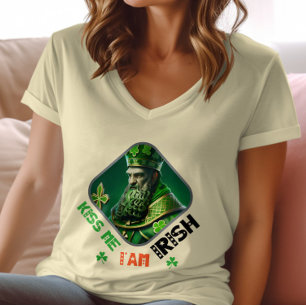 Camiseta Bésame, soy irlandés - la suerte y la risa irlande