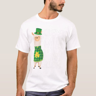 Camiseta Bésame soy irlandés llamado por el Día de San Patr