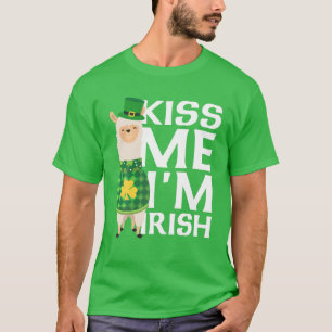 Camiseta Bésame soy irlandés llamado por el Día de San Patr