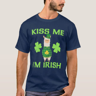 Camiseta Bésame soy irlandés llamado por el Día de San Patr