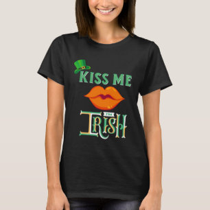 Camiseta Bésame soy irlandés patrocinador Día de la Madre N
