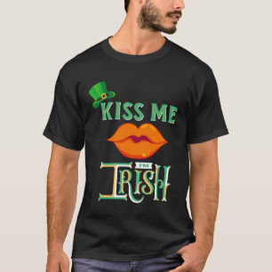 Camiseta Bésame soy irlandés patrocinador Día de la Madre N