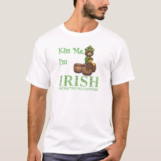 Camiseta Bésame, soy irlandés, pero primero compre una Guin