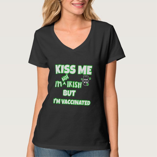 Camiseta Bésame soy irlandés San Patrick Day 1 (Anverso)