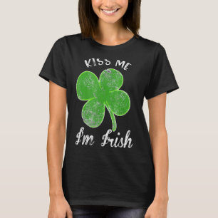 Camiseta Bésame soy irlandés Shamrock Clover Saint Patrick