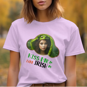 Camiseta Bésame, soy irlandés - Shamrock Shimmering