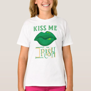 Camiseta Bésame soy irlandés St. Patrick's Day Green Shamro