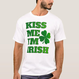 Camiseta Bésame soy irlandés - St. Patrick's Day Shamrock