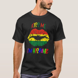 Camiseta Bésame soy la bandera hispana de bolivia Hispanic 
