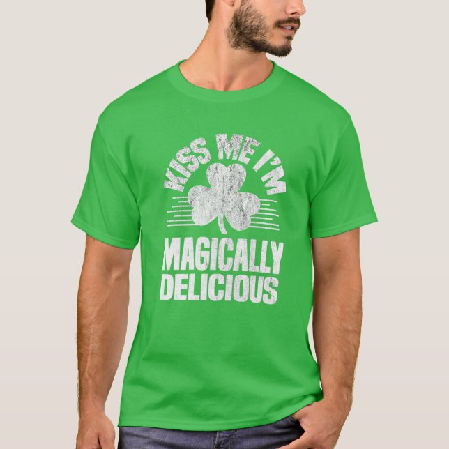 Camiseta Bésame Soy mágicamente Delicioso Día de Sta. (Anverso)