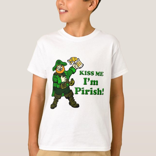Camiseta Bésame, soy Pirish (Anverso)