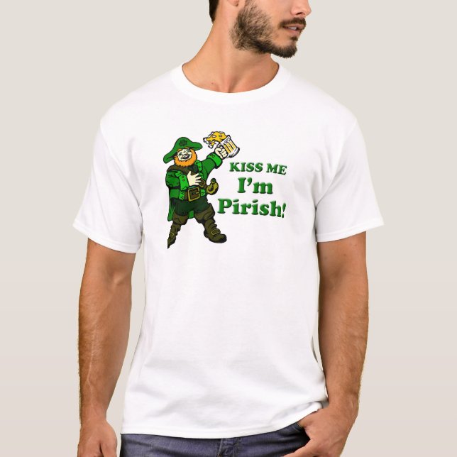 Camiseta Bésame, soy Pirish (Anverso)