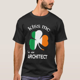 Camiseta Bésame Soy Un Arquitecto Shamrock St. Patrick S Da
