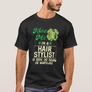 Camiseta Bésame, soy un estilista de pelo, irlandés, borrac