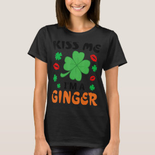 Camiseta Bésame soy un ginger pelirrojo irlandés St. Patric