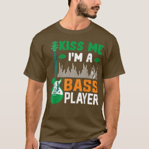 Camiseta Bésame Soy Un Jugador De Guitarra De Bass
