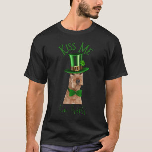 Camiseta Bésame soy un miedo irlandés en Gorra con Clover