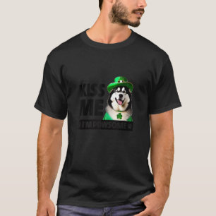 Camiseta Bésame soy un perro malamute de Alaska