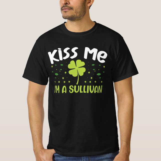 Camiseta Bésame, soy un Sullivan - Apellido Sullivan (Anverso)