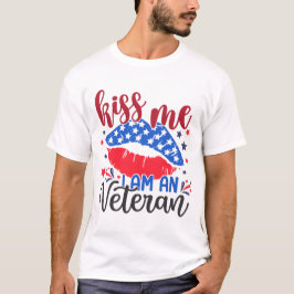 Camiseta Bésame soy un veterano