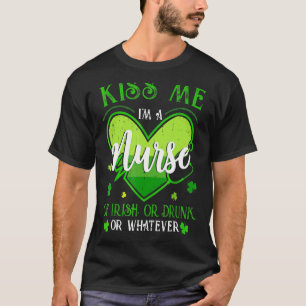 Camiseta Bésame Soy Una Enfermera Irlandesa St Patrick S Da