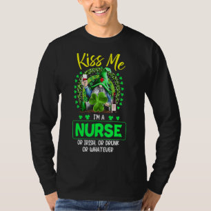 Camiseta Bésame Soy Una Enfermera Irlandesa St Patrick S Da
