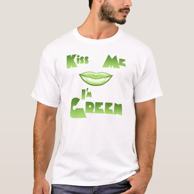 Camiseta Bésame, soy verde (Anverso)