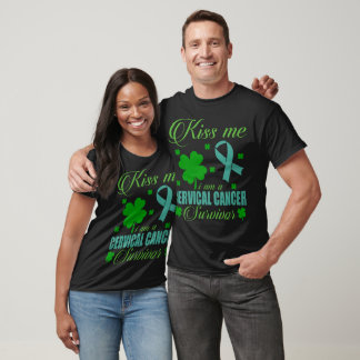Camiseta Bésame Superviviente del Cáncer de Cuello Uterino 